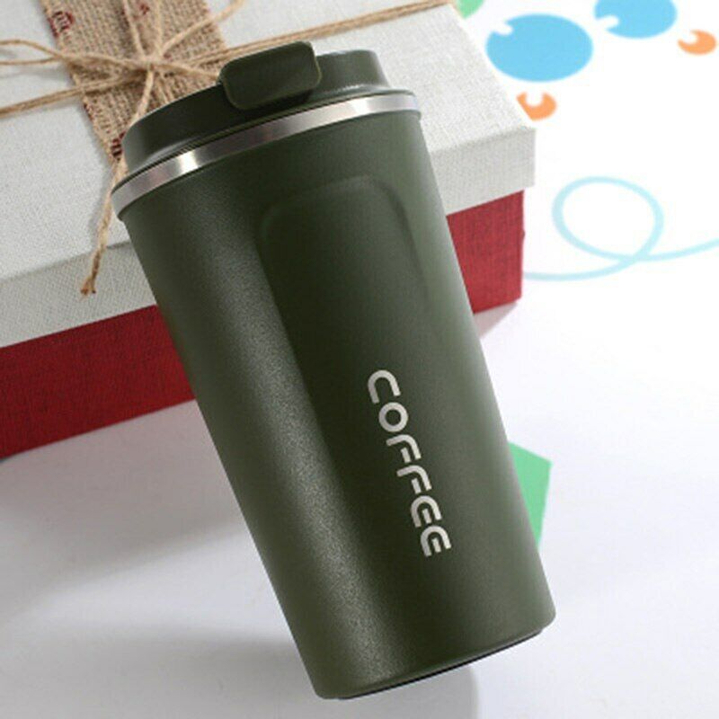 1Pc Stainless Steel Coffee Mug Thickened Thermos Mugs Double Wall Vacuum Flask