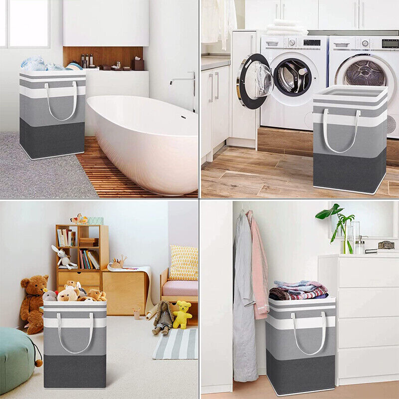 75L Large Laundry Basket Bag Waterproof Freestanding Laundry Basket for Clothes