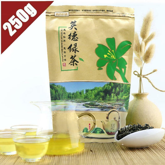 Fresh Yingde Green Tea Chinese Te Food Green Tea Bag Packaging 250g