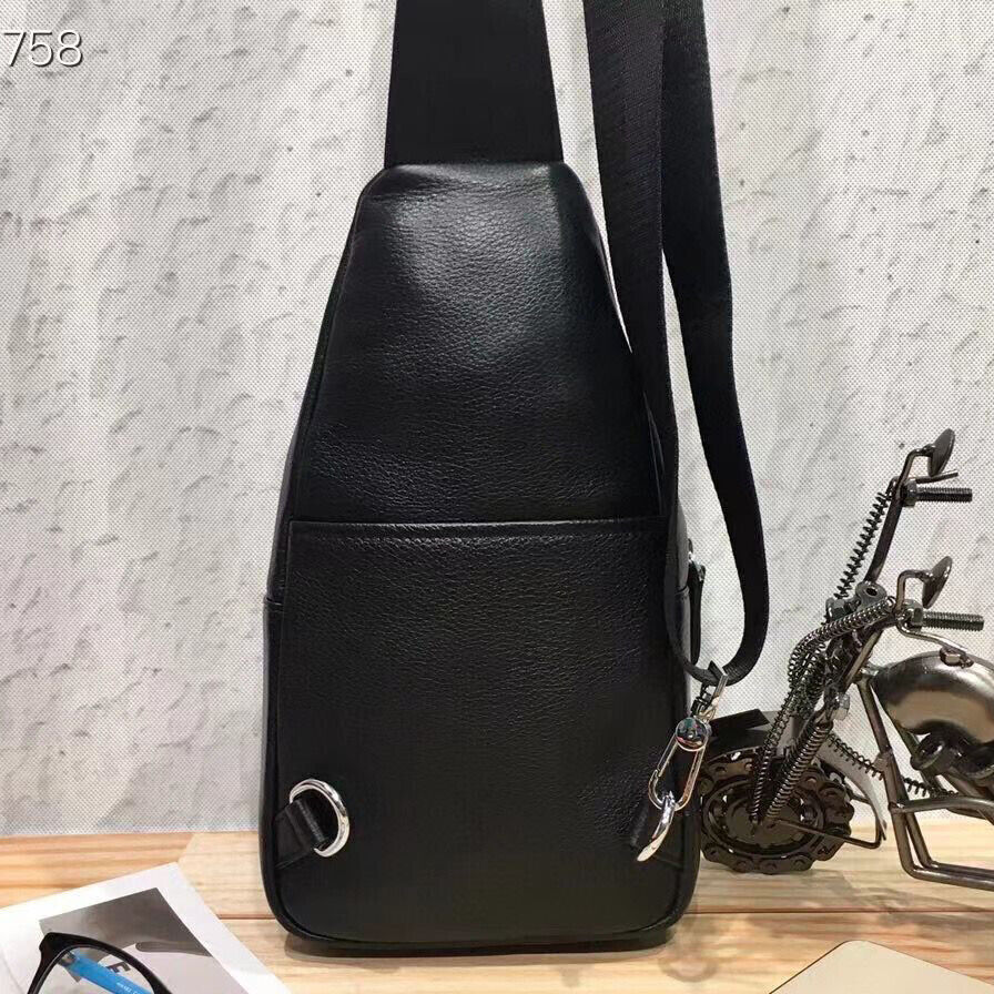 Mens Sling Backpack,100% Genuine Leather Luxury Crossbody Bag Daypack for Travel