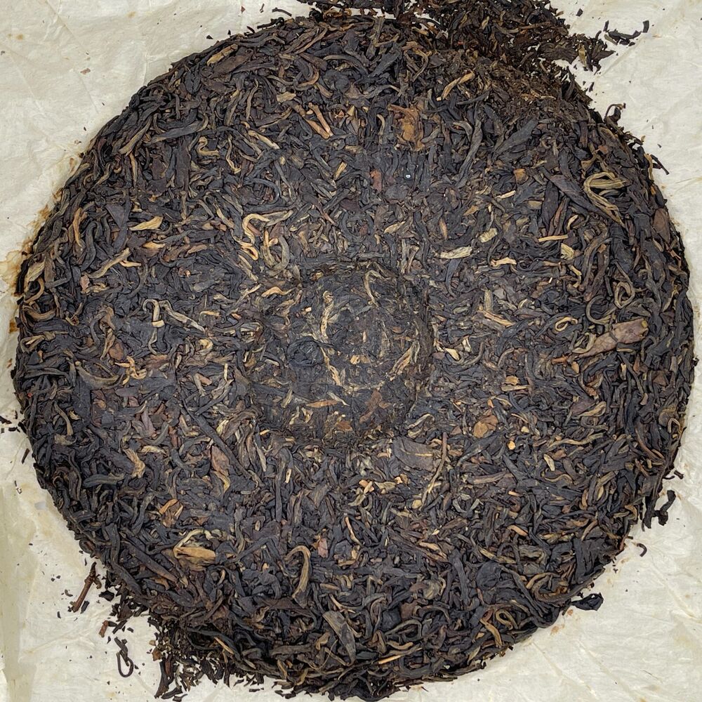 Pu-erh tea,2004,Disn yi hao,Menghai Yuanye Township Ancient Tea Trees, 400g,Raw