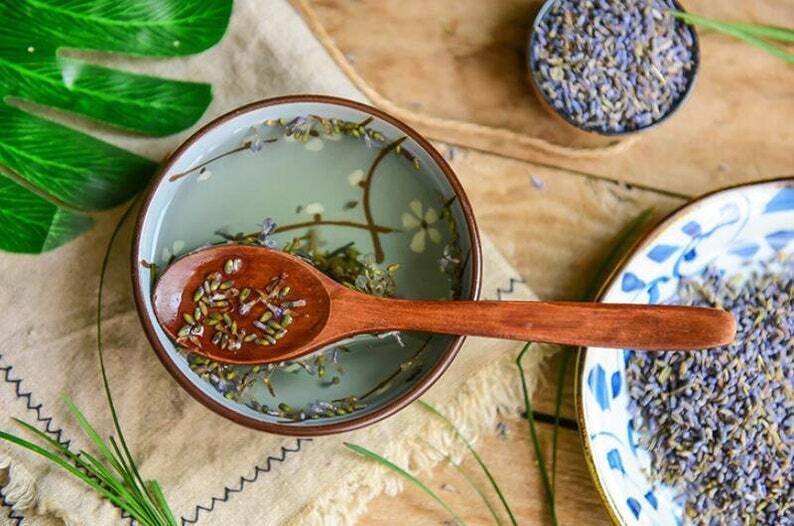 Dried Lavender Flower Lavandula Angustifolia Herbal Natural Makes A Healthy Tea