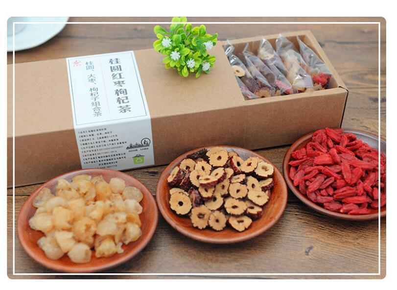 Longan+Jujube+Lycii A Mixed Herbal Tea Bags Grade Dried Assorted Herbal Tea