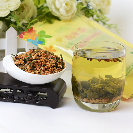 Brown Rice Green Tea 100g Chinese Natural Herbal Tea Cha Flower Tea Healthy Food