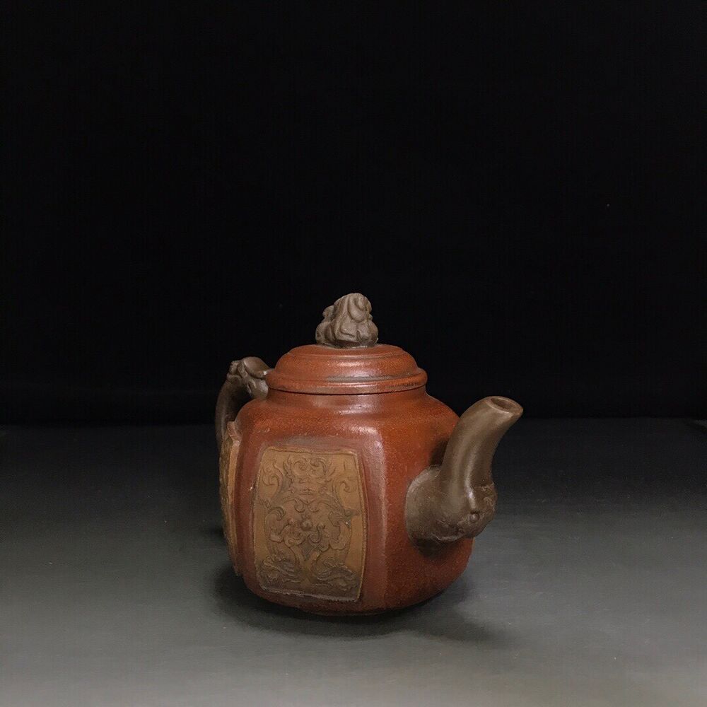 vintage chinese yixing purple clay teapot zisha ceremony teaware collection rare