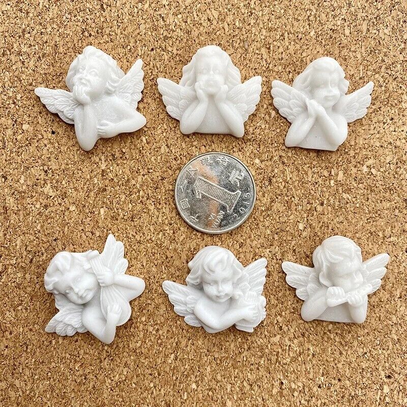 Message Board Push Pin 6Pcs Baroque Style Little Angel Map Thumbtacks Decoration