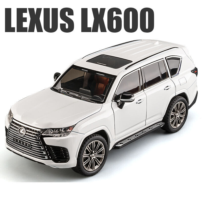 1:24 Lexus LX600 SUV Druckguss Modell Auto Spielzeug Fahrzeug Geschenk Sound & Licht Sammlung-