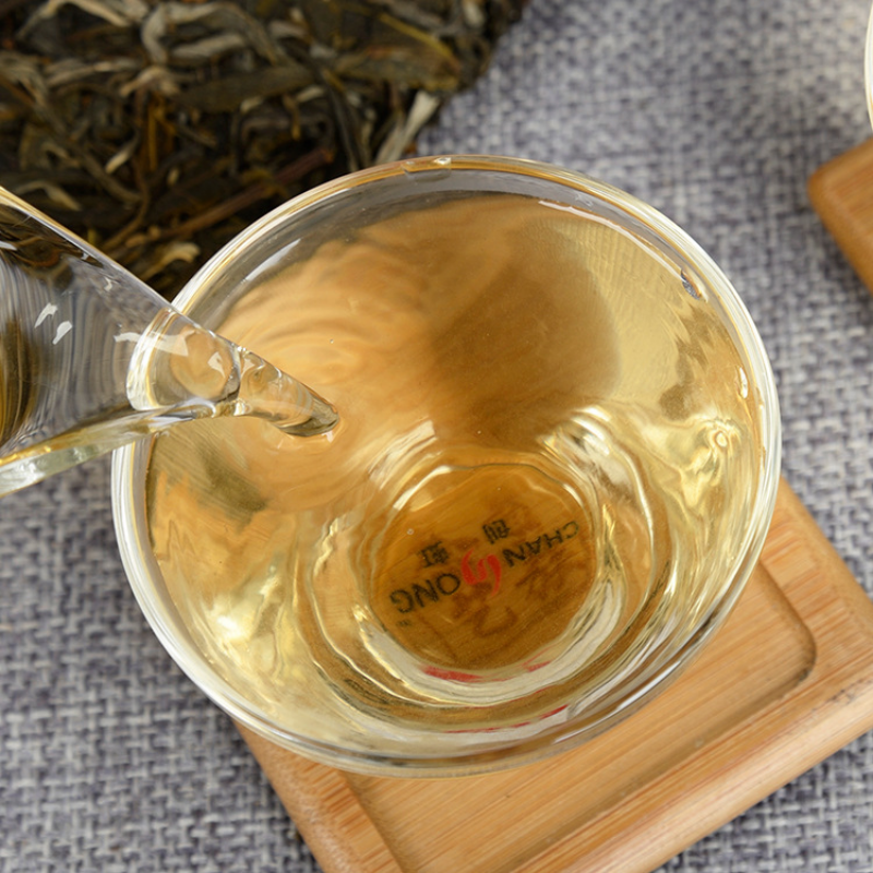 357g Old Puerh Raw Tea Cake Yunnan Pu'er Shengcha Nannuo Spring Pu-erh Green Tea