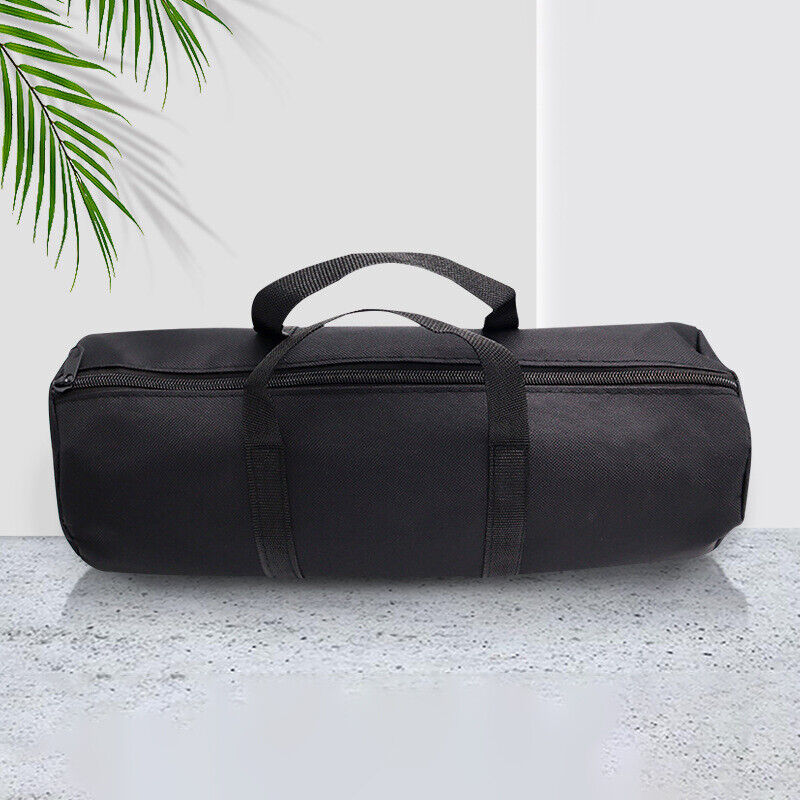 Foldable Carrying Outdoor Camping Barbecue Tool Bag Capacity Storage Pouch Black