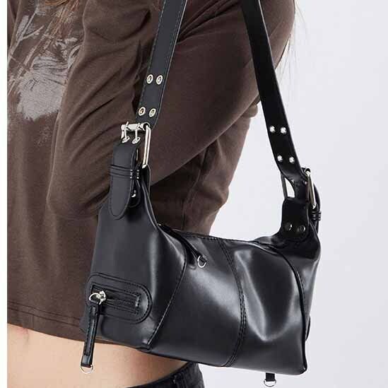 New Designer Elegant Underarm Bags Top PU Leather Women's Vintage Shoulder Bags