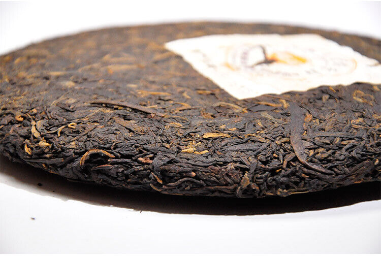 2007 organic Pu 'er tea ancient black tea 7598 Ripe Pu 'er tea cake gift 357 grams-
