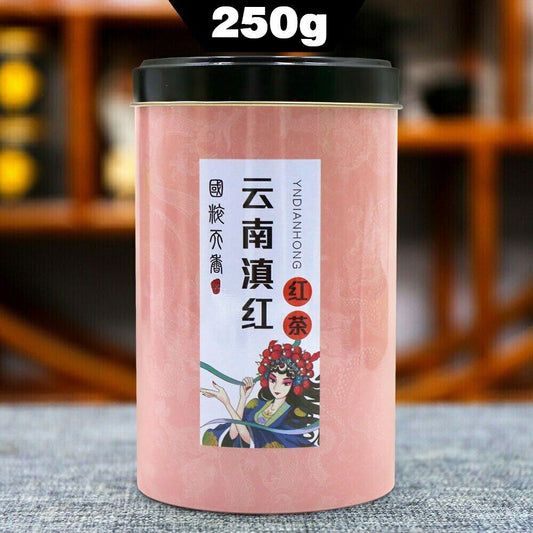 Yunnan Golden Spiral Black Tea Dianhong Red Single Bud Chinese Tea 250g