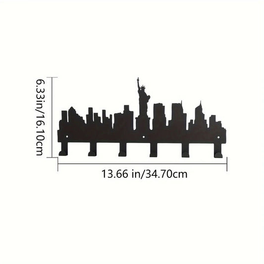 CIFBUY Metal Statue of Liberty Key Hooks, Wall Hooks, Household Multi-Purpose