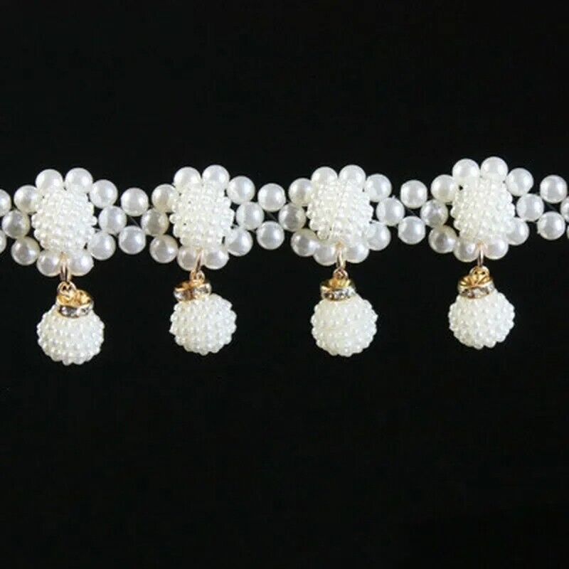 Women Belt Waist Chain Woven Summer Fashion Ladies Pearl Beads Dance Wear