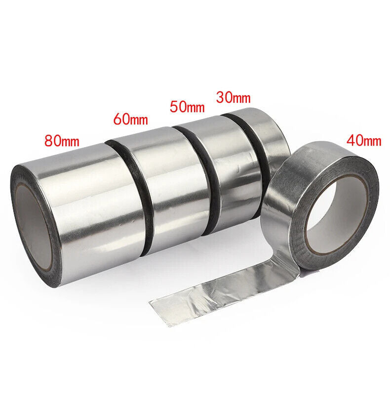 Foil Adhesive Tape 10M Thermal Resistant High Temperature Resistant Duct Sealing