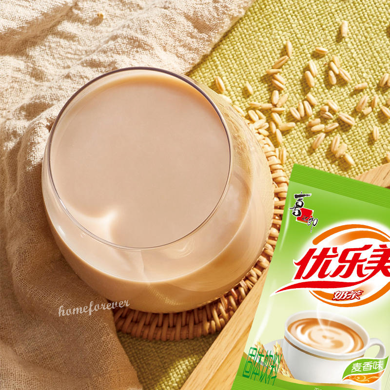 10 Bags Youlemei Milk Tea Powder Instant Drink 优乐美奶茶粉麦香味