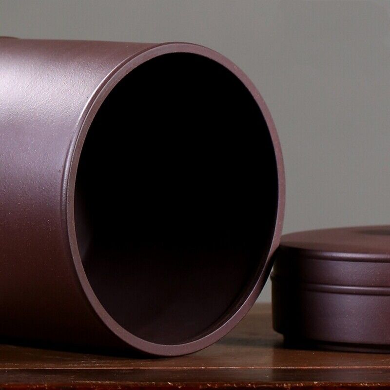 Handmade Sealed Tea Canister For Puer Tea Cake Smell Proof Yixing Zisha Clay Big