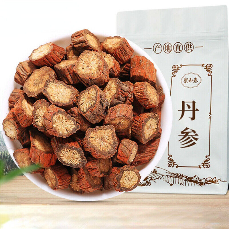 500g Organic Purple Salvia Piece Natural Danshen Herbs Tea Chinese Specialty Tea
