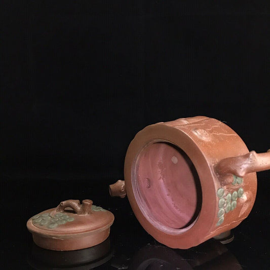 vintage chinese yixing purple clay teapot zisha ceremony teaware collection rare