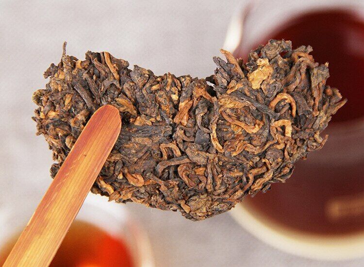 2003 Iceland Aged Tree Ripe PuEr Tea Aged Tree Palace Golden Shu Pu-Erh Tea 357g