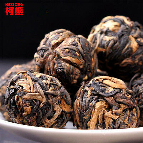 Chinese Kongfu Tea Handmade Dianhong Black Tea Small Gold Ball Diuretic Lower BP
