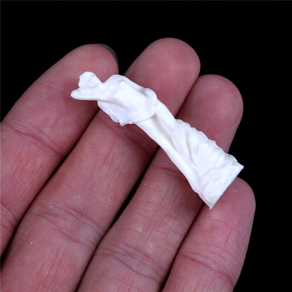 Miniature Dollhouse Accessorie Scene Model Resin Goddess Statue Toy -ca