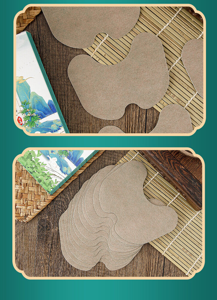艾灸艾贴 Wormwood Knee Patch Hot Moxibustion Compress Moxa Plaster Mugwort Patch