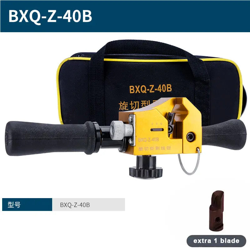 BXQ-Z-40B Wire Cable Stripper Below DIA12-40mm Peeling Depth Below 4.5mm
