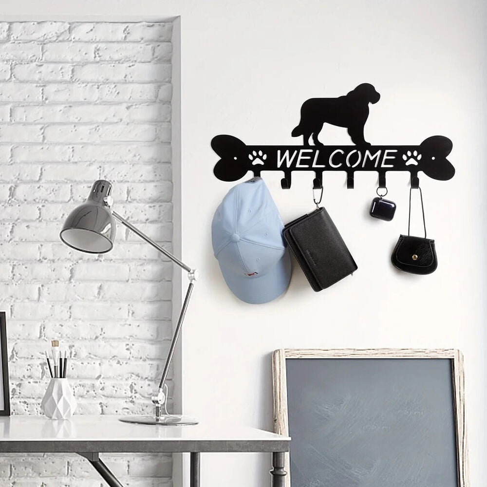 1pc Wall Mounted Key Holder Metal Key Hook For Wall, Decorative Wall Rack