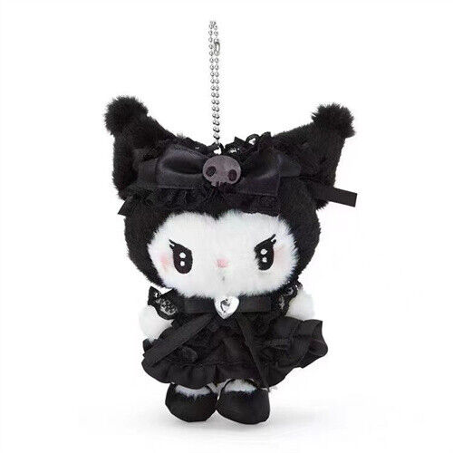 Halloween Demon Kuromi Doll Toy Soft Plush Bag Pendant Keychain For Backpack NEW
