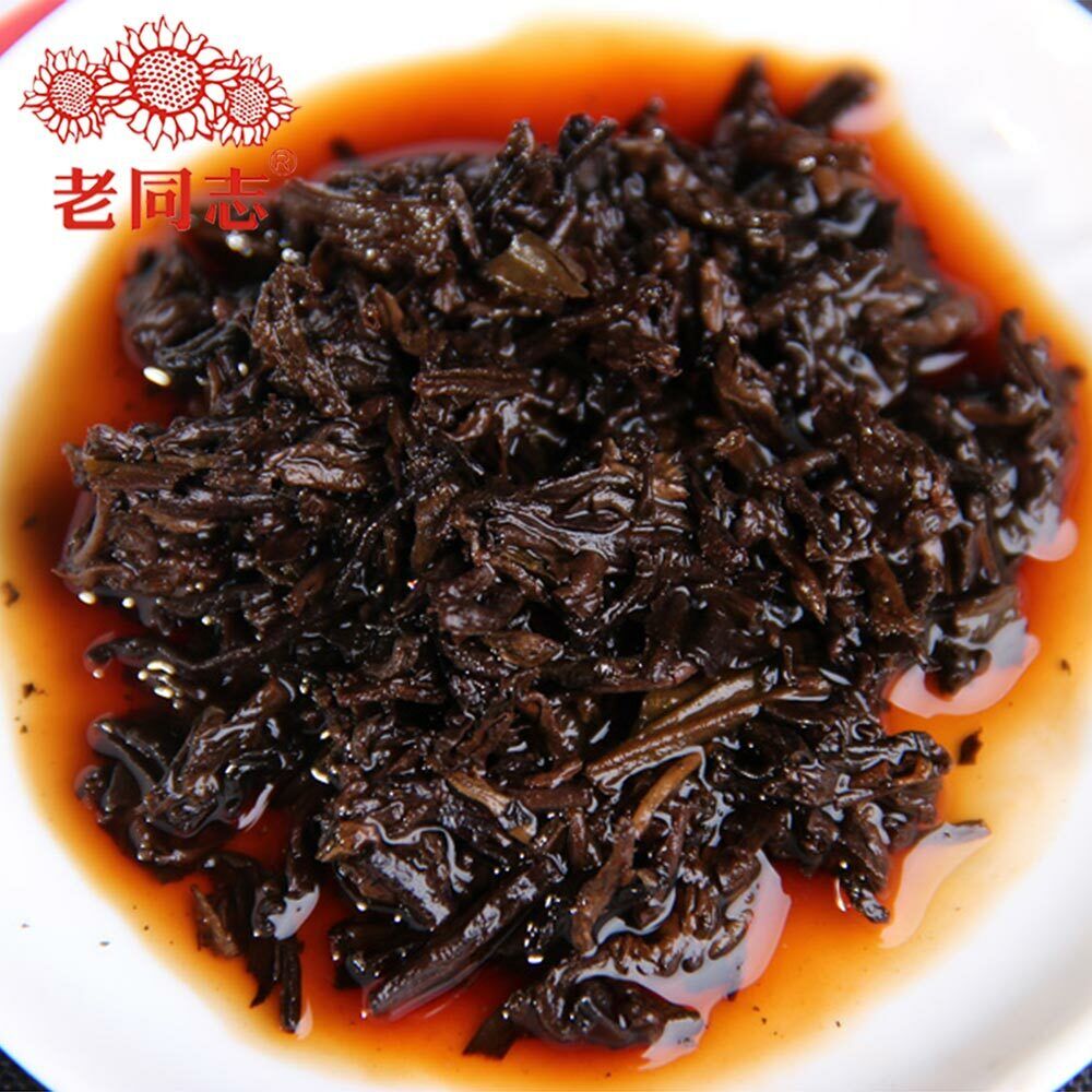 Haiwan 2018 Old Comrade Specialty Ripe Pu er Batch 181 Puer 400g
