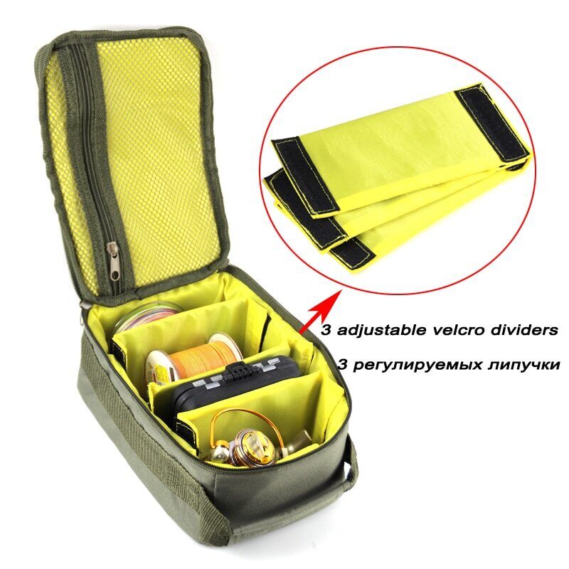 Fishing Reel Bag Carp Fishing Tackle Bag Fishing Reel & Gear Storage Case