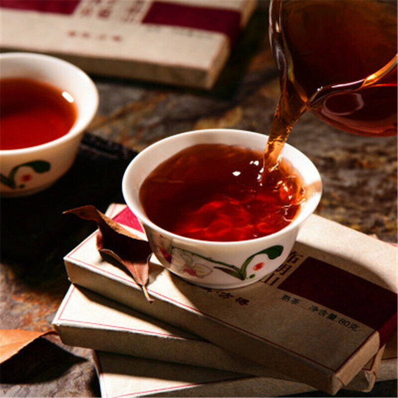 Yunnan Health Care Pu Er Tea Puerh Tea Ripe Tea 80g Pu Erh Tea Brick Organic Tea