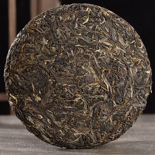 Natural Big Leaf Pu'er Green Tea Health Yunnan Spring Pu-Erh Tea 357g-