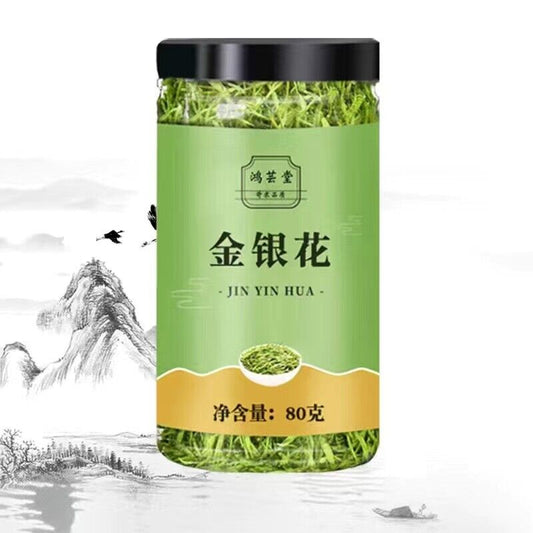 80g Chinese Herbal Flower Tea Honeysuckle Flower Tea Can Package Healthy Drink