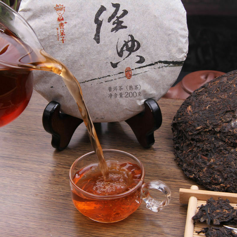 Big Classic * 2018 Chinese Pu-erh Tea DR.PUER TEA Puerh Tea Aged Ripe Pu er 200g