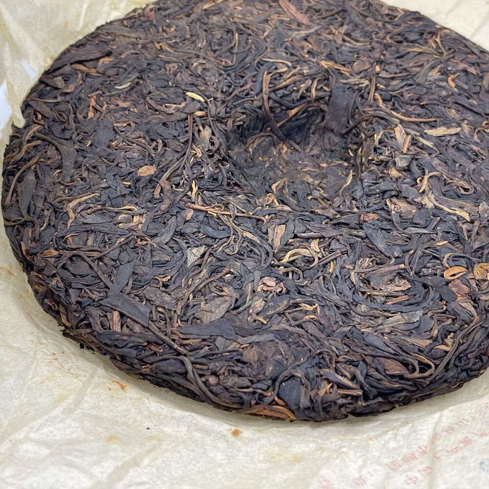 普洱茶,2007,订制茶定制茶,大字绿印大绿海豹,380克,生的
