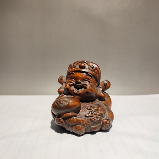 buddha home decor living room sculptures wood carved figures gift wooden statue