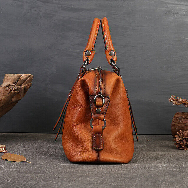 Luxury Women's Bag Retro Genuine Leather Handbag Tote Sling Shoulder Bag Hobo