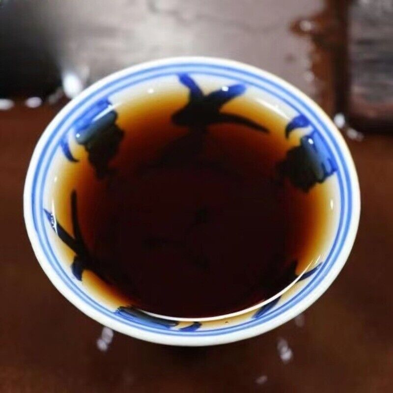 250g Yunnan Old Pu-erh Ripe Tea Brick 2019 Hei Zhen Zhu Shu Pu'er Tea Pu-erh Tea