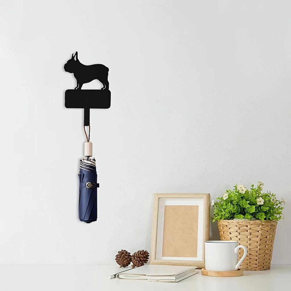 Bulldog Coat Hook Iron Puppy Hook Key & Hooks Wall Decoration Storage Supplies