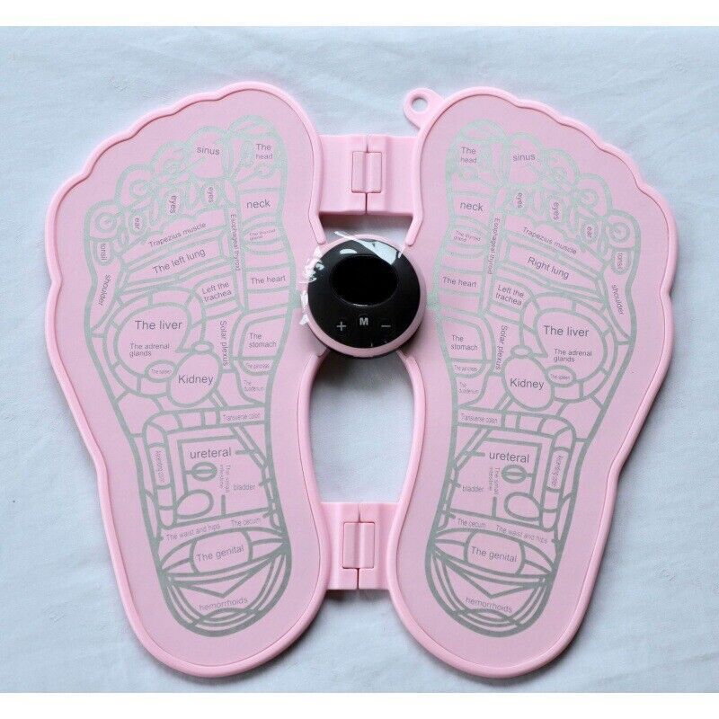 Electric EMS Foot Massager Leg Reshaping Pad Feet Muscle Stimulator Mat Stock