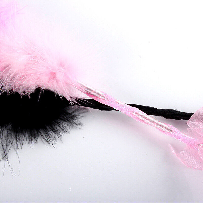 BDSM Sex Toy for Couple Lynx Feather Tickler Sexual teasing plush stick