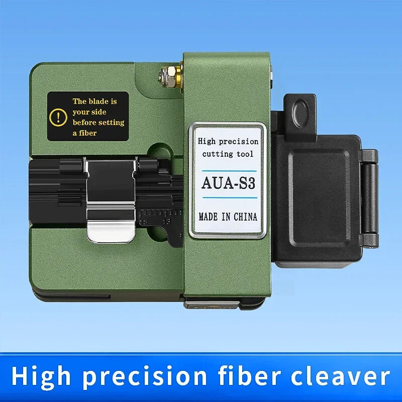 AUA-S3 Fiber Cleaver FTTH Cable Fiber Optic Cutting Knife Three-in-one Clamp