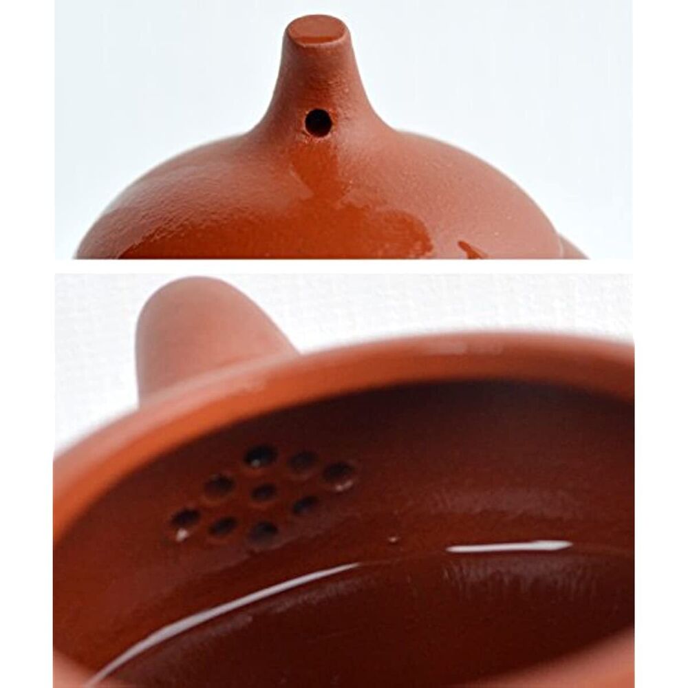Chinese Yixing clay Teapot 7oz Zisha Purple sand tea pot Handmade Red Pumpkin紫砂壶