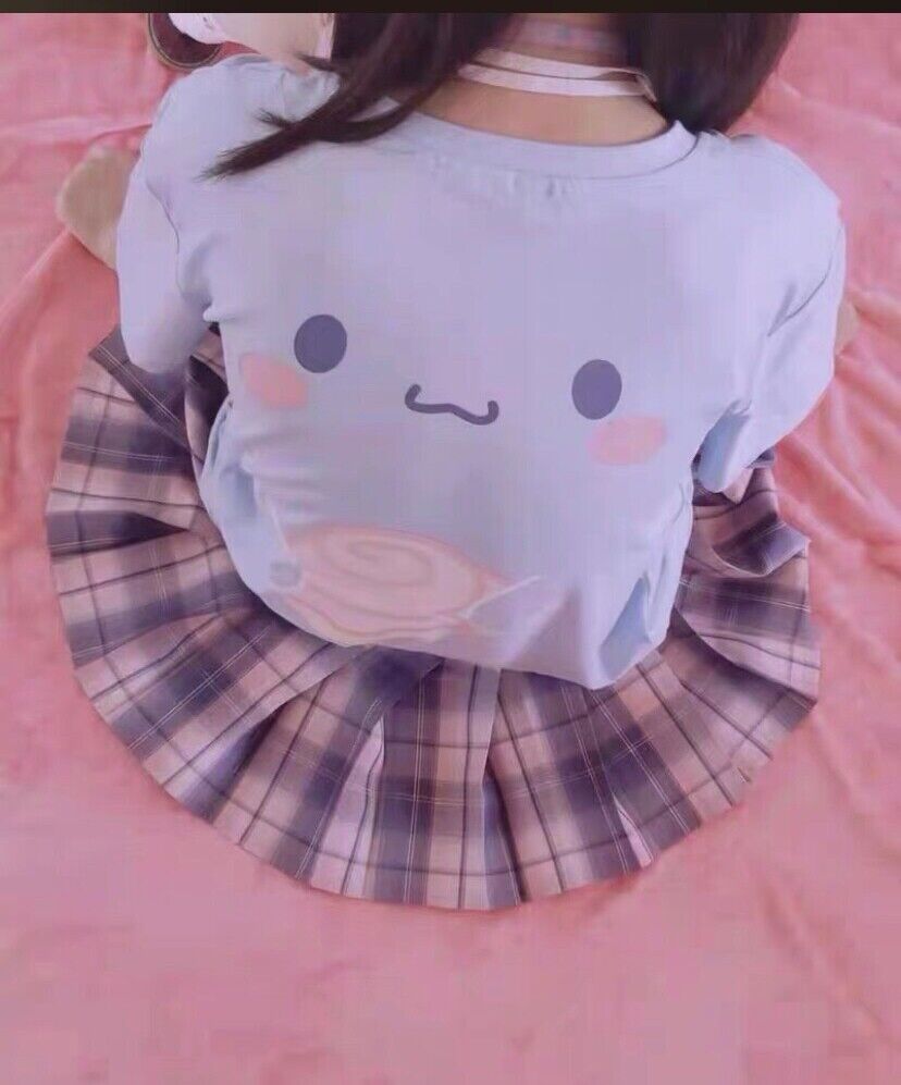 Nice Cinnamoroll Women Summer Short sleeve Loose-fitting Casual T-Shirt