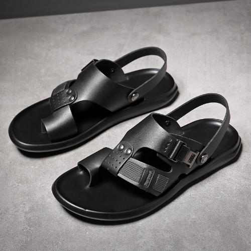 Leather Men Sandals Beach Shoes Slippers Outdoor Slippers Mens Shoes Shoe