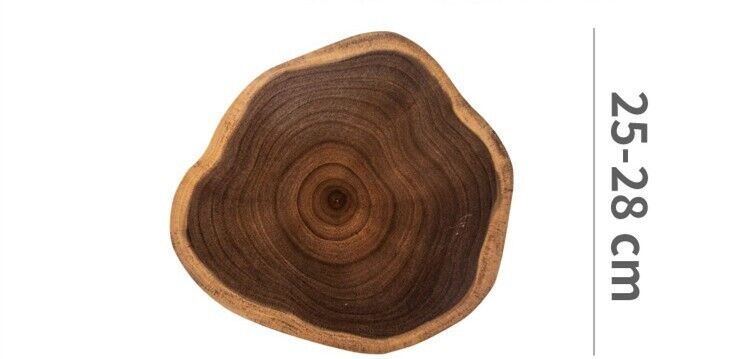Acacia Wood Cutting Board Slicing Chopping Blocks Cheese Tray Serving Platter M