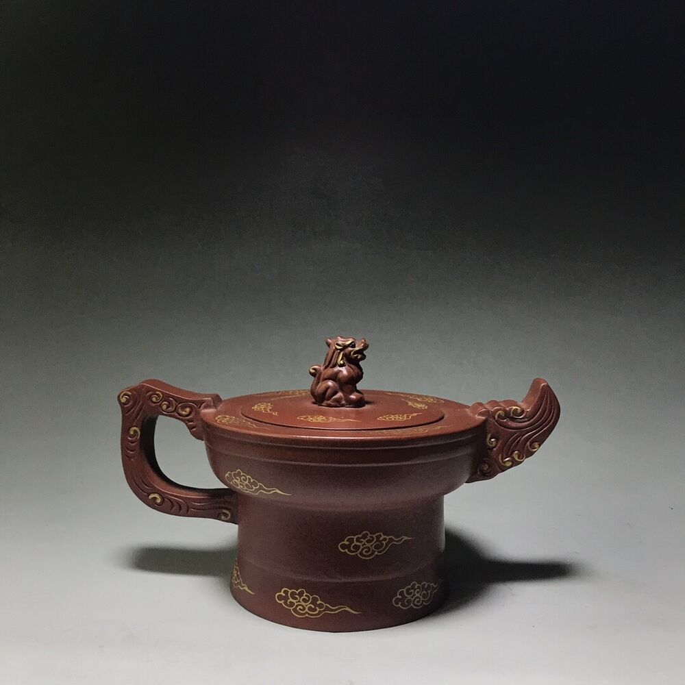 vintage chinese yixing purple clay teapot zisha ceremony teaware collection rare