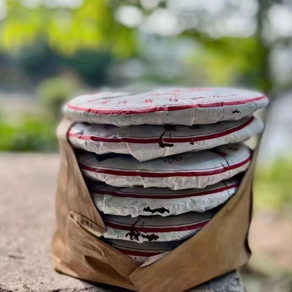 357g Yunnan Aged Pu'er Tea 2013 Lancang Old Pu-erh Raw Tea Cake Puerh Cake Tea